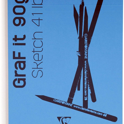 Blok Graf IT Clairefontaine A4 90gr za suhu tehniku bianco