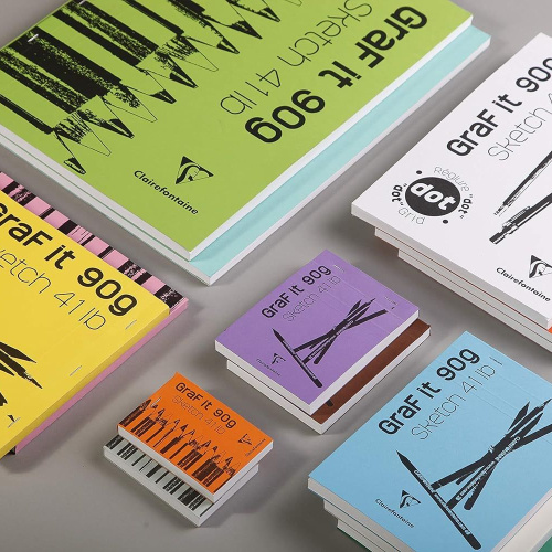 Blok Graf IT Clairefontaine A4 90gr za suhu tehniku bianco