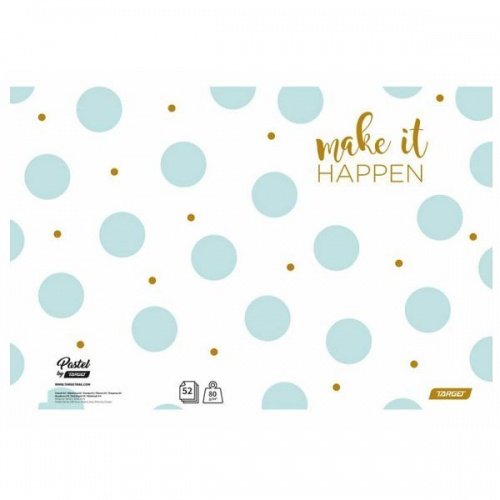 Bilježnica A4 crte 52l Target Pastel 27026