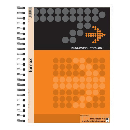 Blok kolegij Fornax A4 crte 70 listova 4 rupe perforacija 60g