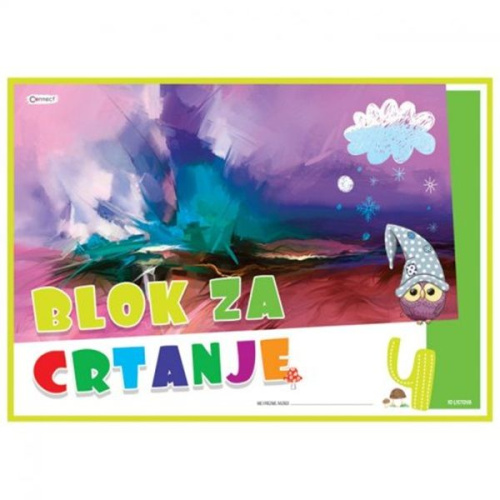 Crtaći blok br.4 papir za crtanje 110 g/m² 10 listova