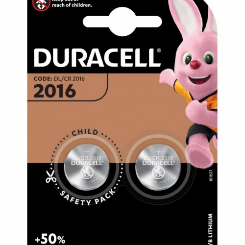 Baterija litij dugmasta 3V Duracell 2016 1/2