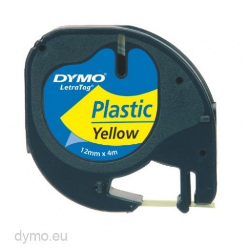 Vrpca LT 12mmx4m plastična Dymo 91202 žuta