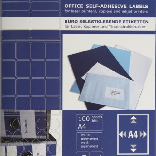 Etikete DATA 105x148 mm A4 samoljepljive naljepnice 100 listova