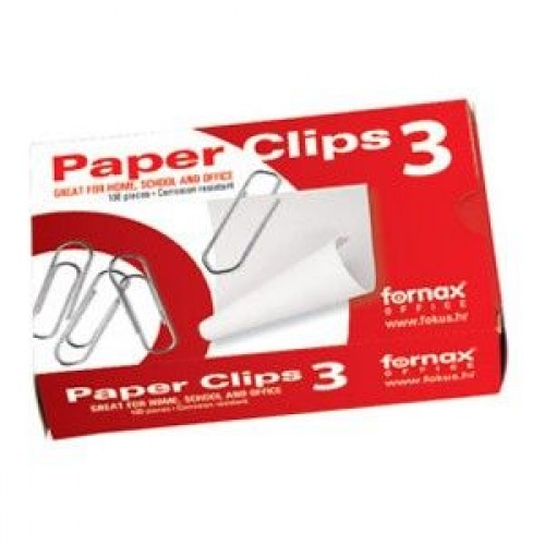 Spajalice ručne nikl br. 3 Fornax 1/100