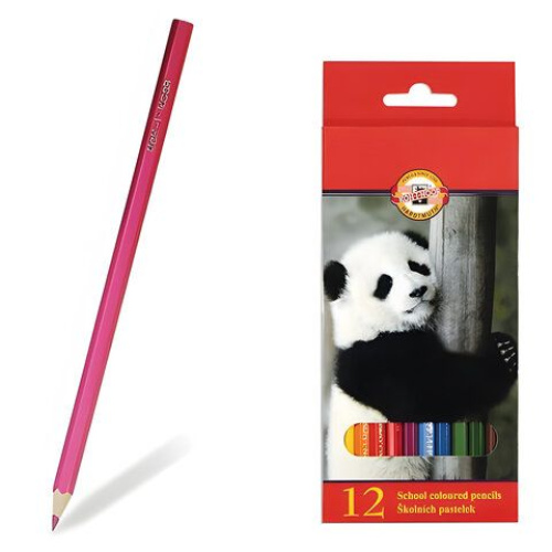 Drvene boje 12boja Koh-I-Noor Animals 3552