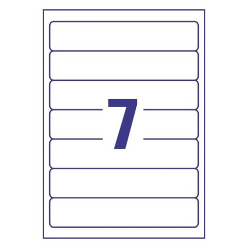 Etikete Zweckform za uske registratore L4760-25 192x38 1/25