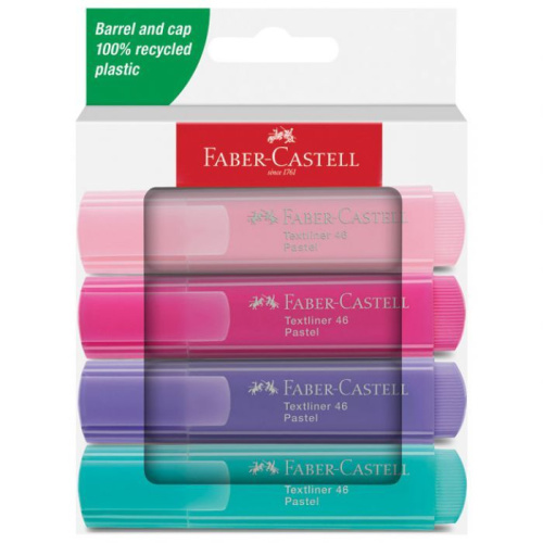 Marker signir pastel Faber-Castell 46 – set 4 boje, širina 1–5 mm