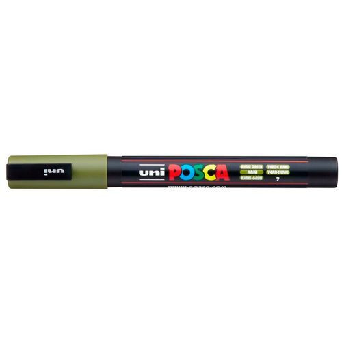 Marker Posca Uni pc-3m kaki zeleni