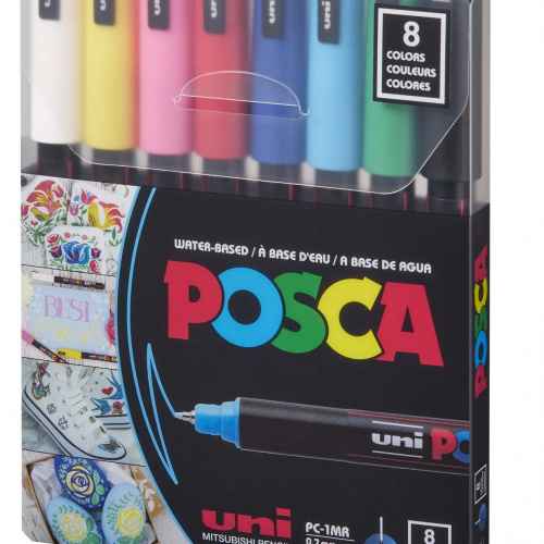 Posca markeri Uni Posca PC-1MR osnovne boje 1/8