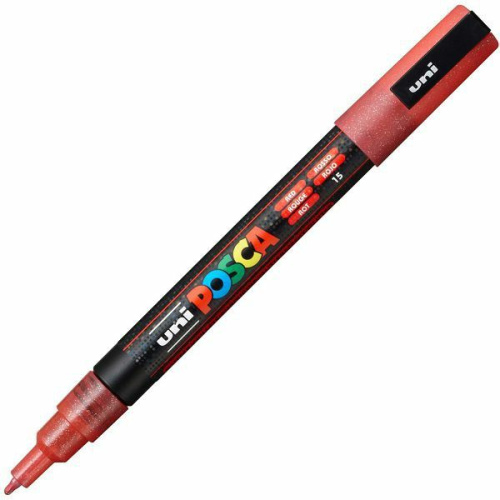 Marker Posca Uni pc-3ml glitter crveni