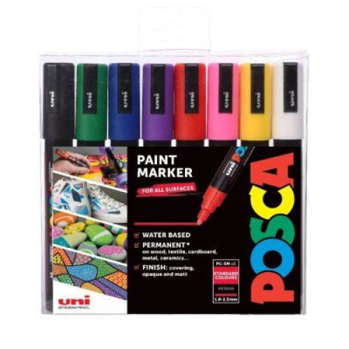 Posca markeri Uni Posca PC-5M sortirane boje 1/8