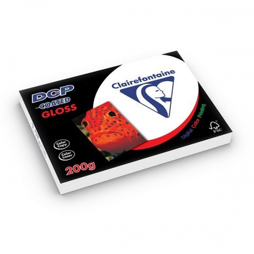 Papir A4 CLF DCP Glossy Coated 200g 1/250 bijeli