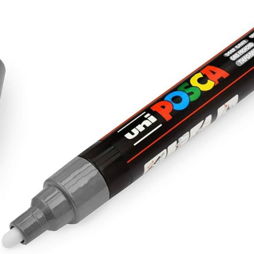Marker Uni PC-5M Posca tamno sivi