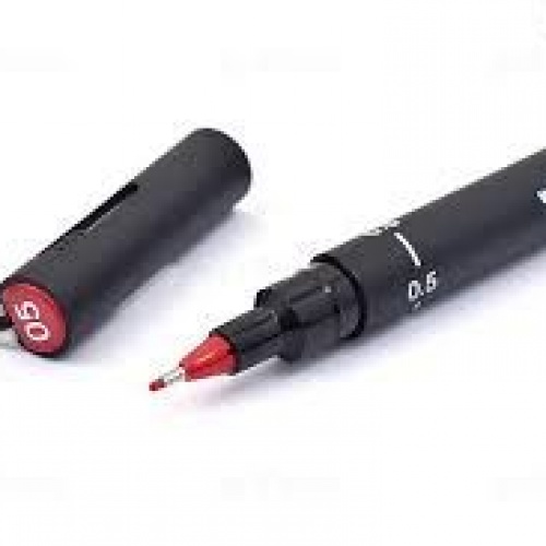 Fineliner Uni pin 05-200 crveni