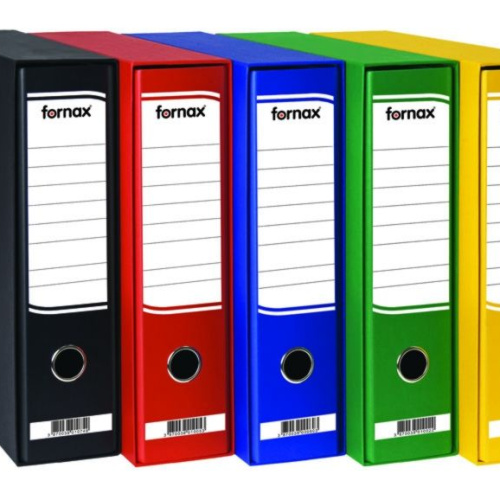 Registrator A4 široki FORoffice crni u crnoj kutiji – 80 mm