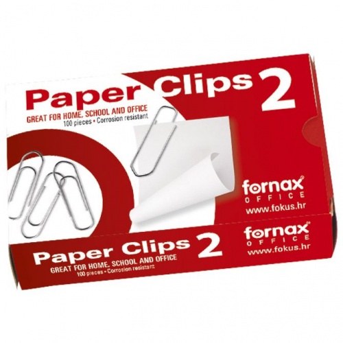 Spajalice ručne nikl br. 2 Fornax 1/100