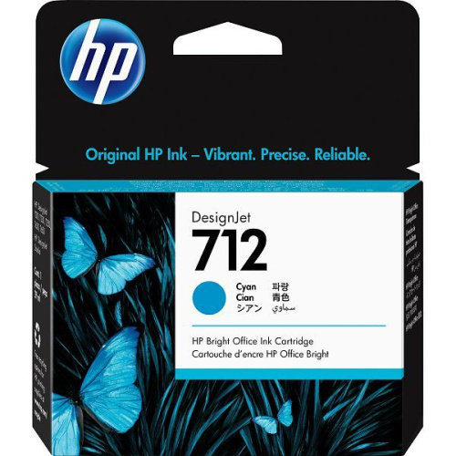 Tinta HP 712 cyan 3ED67A original