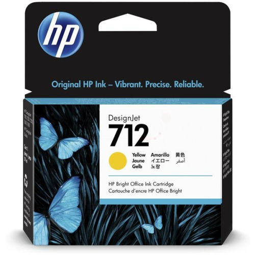 Tinta HP 712 yellow 3ED69A original