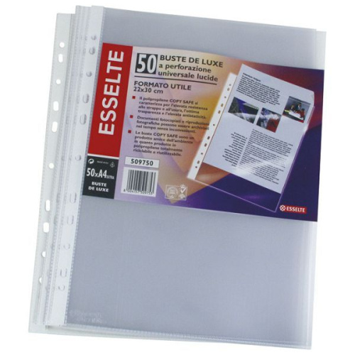 Uložni fascikl A4 90my PP sjajni Copy Safe Esselte 395097500 50 kom