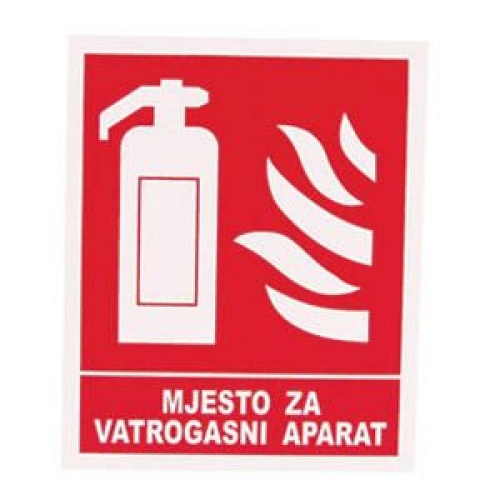 Naljepnica Mjesto za vatrogasni aparat