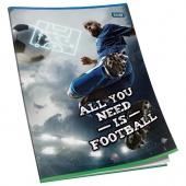 Bilježnica A4 meki uvez crte 52L 55g Educa