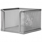 Blok kocka žica 9,5x9,5x9,5cm srebrna