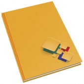 Bilježnica A4 tvrdi uvez karo 288L 60g