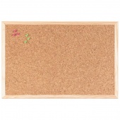 Ploča pluto obostrana 60x90cm drveni okvir