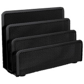 Stalak za pisma žica 17,3x8x14cm Fornax crni