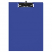 Ploča klip s preklopom+kvačica A4 kartonski pp Fornax plava