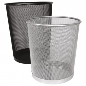 Koš za smeće metalni žica 18l srebrni
