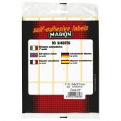 Etikete slep 34x21mm pk10L Markin 10027