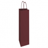 Vrećice ukrasne-boca 13x40x8cm sjajna plastifikacija bordo