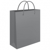 Vrećice ukrasne 34x39x10cm sjajna plastifikacija srebrne