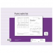 Obrazac F-10 putni radni list za putničko motorno vozilo