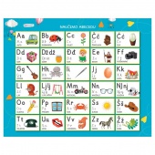 Mapa stolna pvc 50x40cm Abeceda