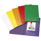 Fascikl klapa s gumicom karton plastificirani A4 zeleni