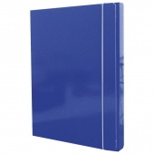 Mapa s gumicom hrbat-30mm A4 karton plava