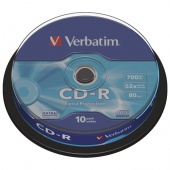 CD-R 700/80 52x spindl Extra protection Verbatim 43437 1/10