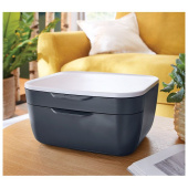 Kutija s 2 ladice Cosy Leitz 53570089 tamno siva/bijela