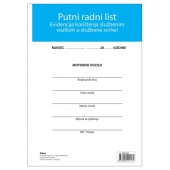 Obrazac F-55/VP putni radni list u prijevozu