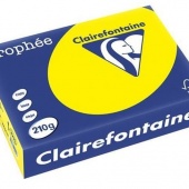 Papir u boji A4 210g sunce žuti CLF – 250 listova
