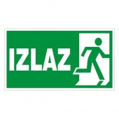 Naljepnica evakuacijski izlaz