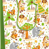 Poklon vrećica Clairefontaine safari 26,5x14x33 cm