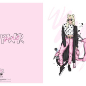 Bilježnica A4 crte 52l Target Girl power 28182