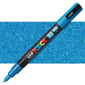 Marker Posca Uni pc-3ml glitter svijetlo plavi