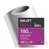 Papir u roli ink jet satinirani 1067mm x 30m 190g