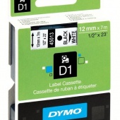 Vrpca D1 12mmx7m Dymo 45013 crno-bijela