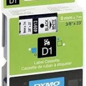 Vrpca D1 9mmx7m Dymo 40913 crno-bijela